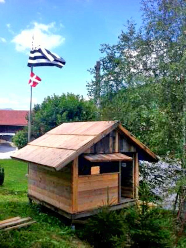 cabane en bois